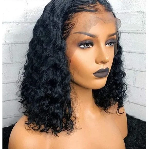 Celebrity Curly Lace Front Human Hair Wig
